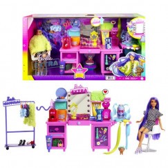 Barbie Extravágáns Öltözőszoba Babábal
