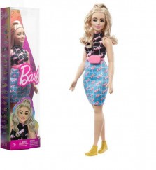 Barbie Fashionista Barátnők - Szőke Grl Pwr ruhában (202)