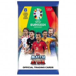 Topps Match Attax UEFA EURO 2024 Focis kártya 8 db/csomag