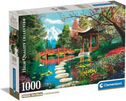 Clementoni Puzzle 1000 db HQC - Fuji Garden (kompakt doboz)