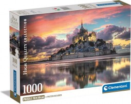 Clementoni Puzzle 1000 db HQC - Le Magnifique Mont Saint-Michel (kompakt doboz)