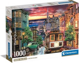 Clementoni Puzzle 1000 db HQC - San Francisco (kompakt doboz)