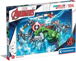 Clementoni Puzzle 104 db Supercolor - Marvel Avengers
