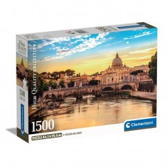Clementoni Puzzle 1500 db HQC - Rome (kompakt doboz)