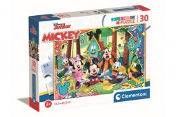 Clementoni Puzzle 30 db Supercolor - Mickey Egér És Barátai