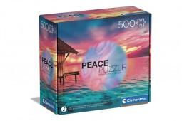 Clementoni Puzzle 500 db-os  Peace puzzle - Csodás naplemente a tengeren