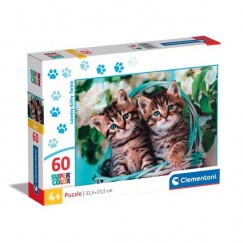 Clementoni Puzzle 60 db Supercolor - Lovely Kitty