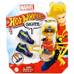 Hot Wheels Fingerboard Cipővel Captain Marvel