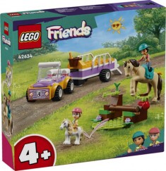 LEGO Friends 42634 Ló- És Póniszállító Utánfutó