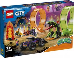 LEGO City 60339 Kaszkadőr aréna dupla hurokkal