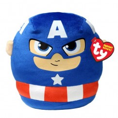 TY Squishy Beanies párna alakú Marvel Amerika Kapitány plüss 22 cm