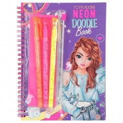 Topmodel Neon Doodle Könyv Neon Tollszettel