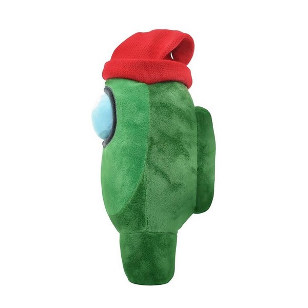 Among Us Plüss 25 cm Zöld beanie sapkás