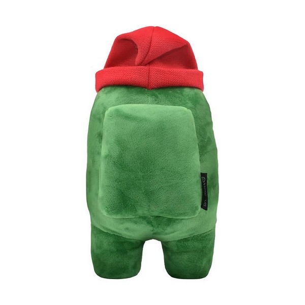 Among Us Plüss 25 cm Zöld beanie sapkás