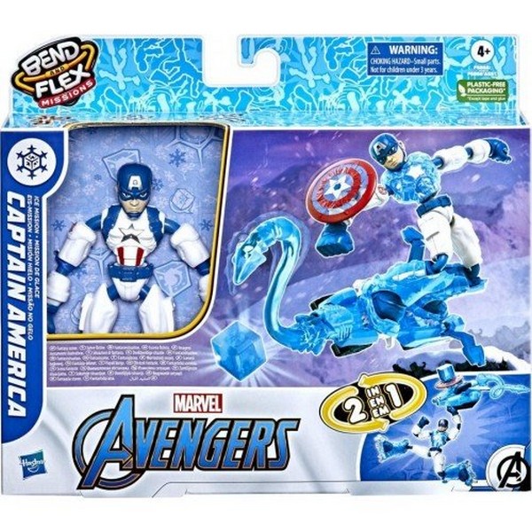 Avengers Bend and flex Missions kiegészítővel - Amerika kapitány