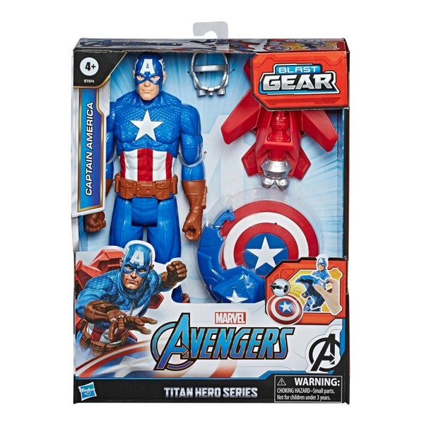 Avengers Titán Hős Amerika Kapitány Figura és Kiegészítő