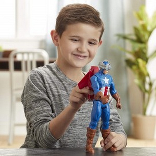 Avengers Titán Hős Amerika Kapitány Figura és Kiegészítő