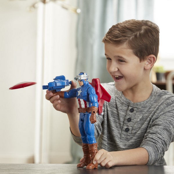 Avengers Titán Hős Amerika Kapitány Figura és Kiegészítő