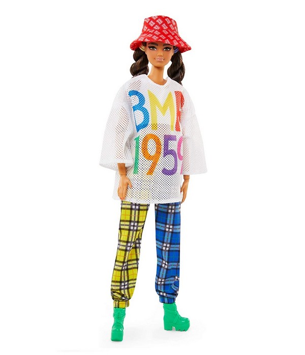 BMR1959 - Barbie retro divatbaba zöld bakancsban