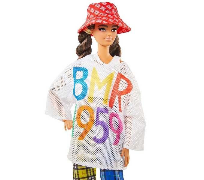 BMR1959 - Barbie retro divatbaba zöld bakancsban