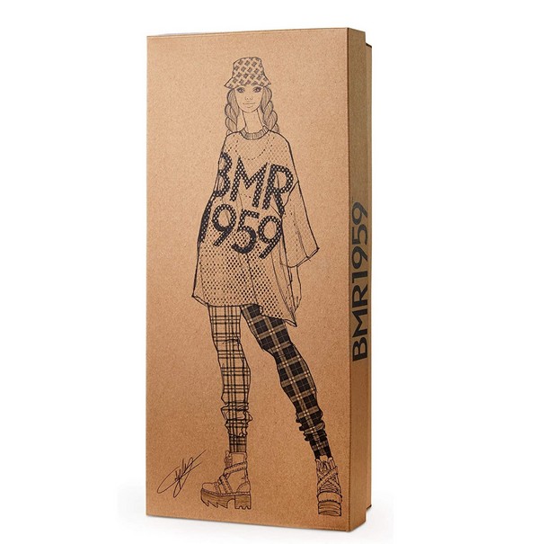 BMR1959 - Barbie retro divatbaba zöld bakancsban