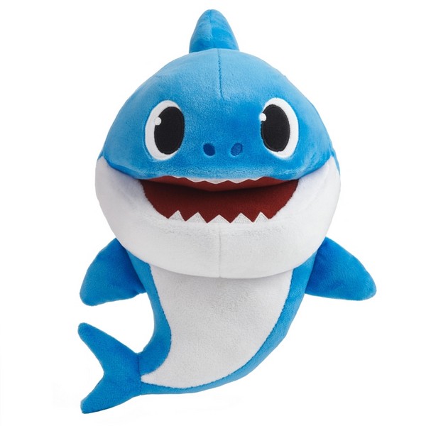 Baby Shark Cápa Ütemre Zenélő Plüss - Apa Cápa