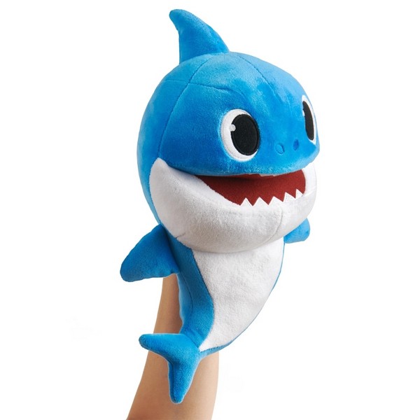 Baby Shark Cápa Ütemre Zenélő Plüss - Apa Cápa