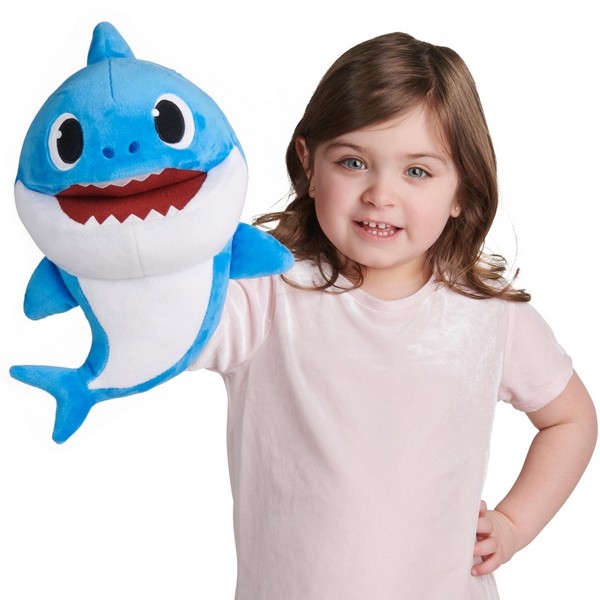 Baby Shark Cápa Ütemre Zenélő Plüss - Apa Cápa