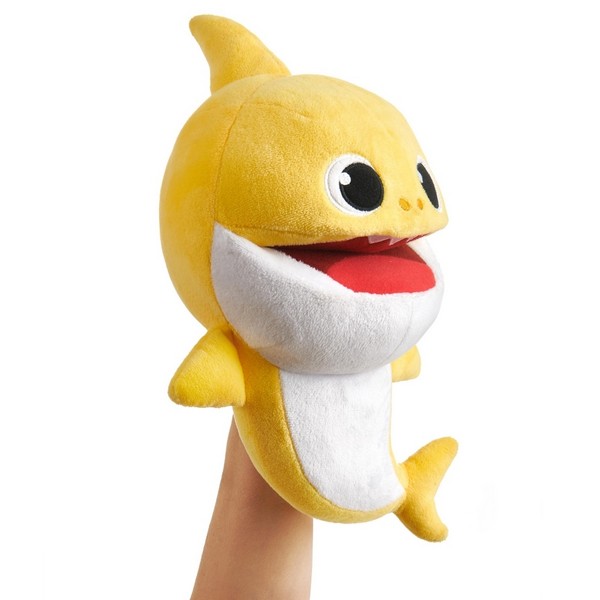 Baby Shark Cápa Ütemre Zenélő Plüss - Bébi Cápa