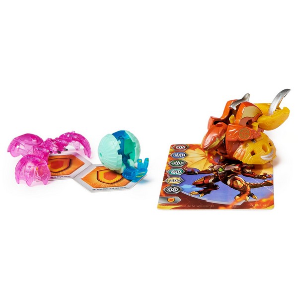Bakugan Diecast Indítsd el labda Sharktar Narancs, Nano Widow