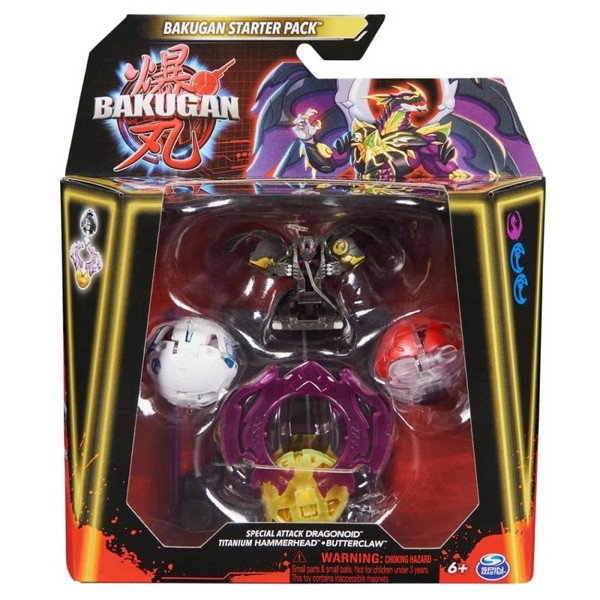 Bakugan Kezdő Csomag - Dragonoid Hammerhead Butterclaw