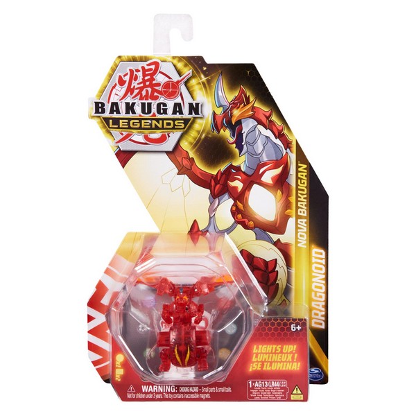 Bakugan S5 Legend Nova labda Dragonoid piros