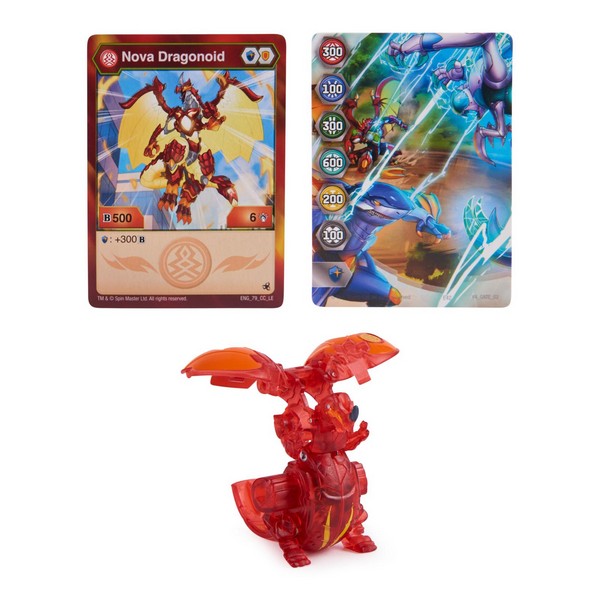 Bakugan S5 Legend Nova labda Dragonoid piros