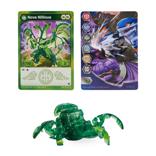 Bakugan S5 Legend Nova labda Nillious zöld