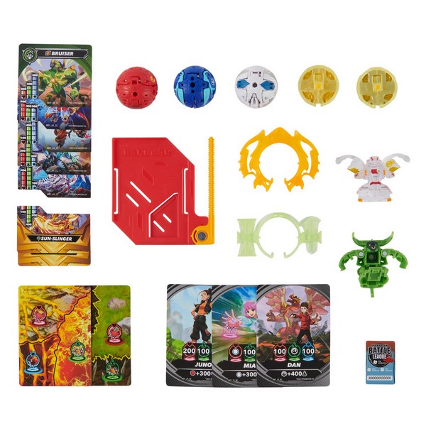 Bakugan S6 Harci Csomag - Hammerhead, Titanium Dragonoid, Nillious
