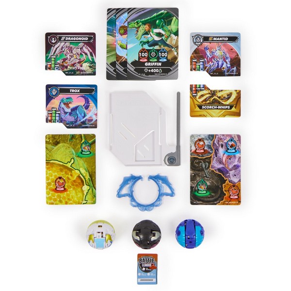 Bakugan S6 Kezdő csomag Titanium Dragonoid Trox