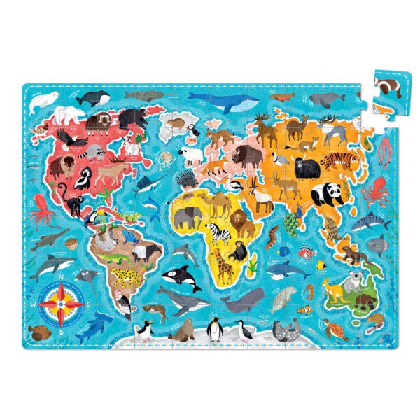 Banana Panda Puzzle 60 db - A világ állatai