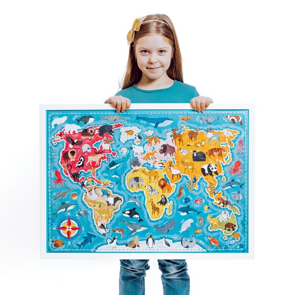 Banana Panda Puzzle 60 db - A világ állatai