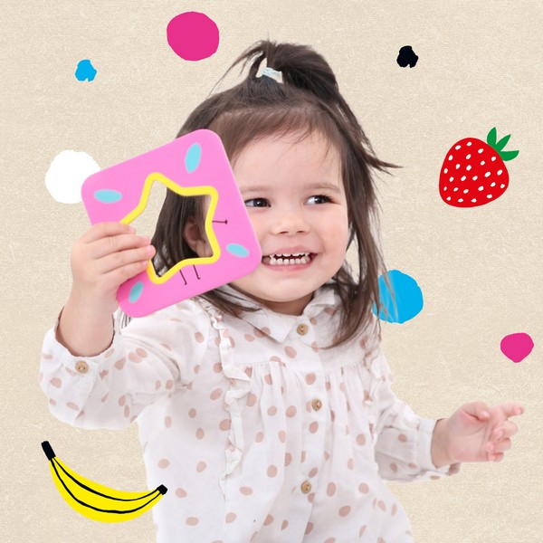 Banana Panda Utazó Puzzle - Formafelismerő