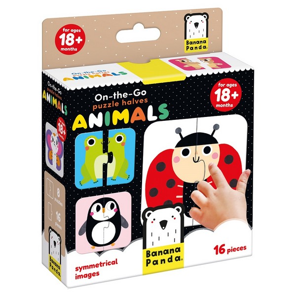 Banana Panda Utazó Puzzle - Állatos párosító