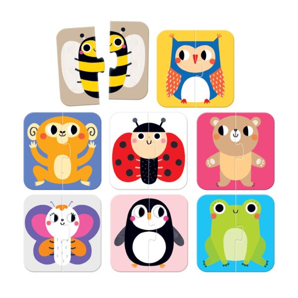 Banana Panda Utazó Puzzle - Állatos párosító
