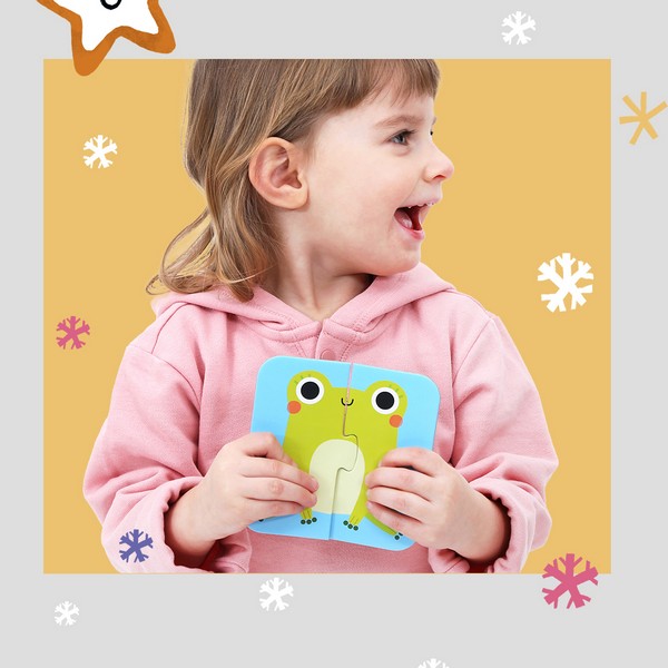 Banana Panda Utazó Puzzle - Állatos párosító
