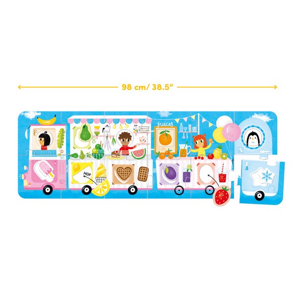 Banana Panda Óriás Párosító Puzzle - Food Truck
