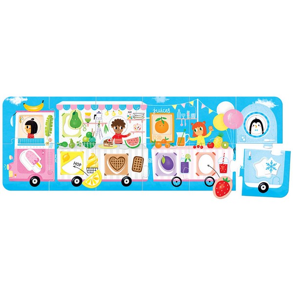 Banana Panda Óriás Párosító Puzzle - Food Truck