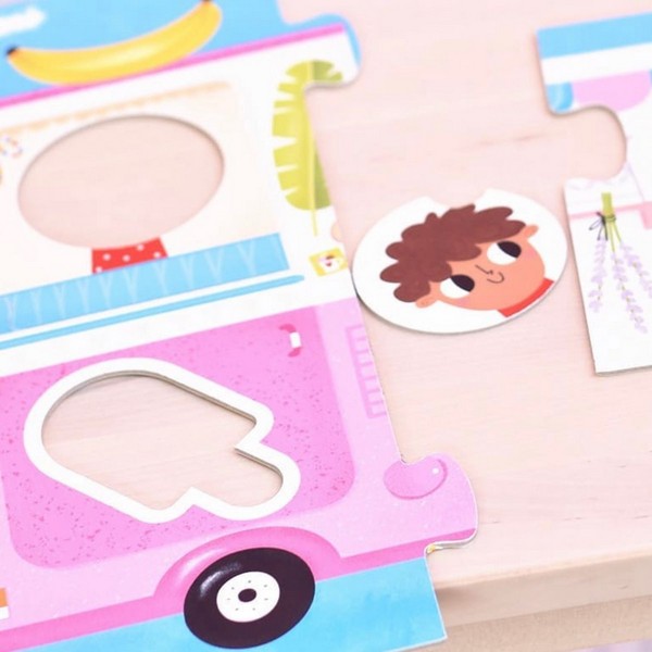 Banana Panda Óriás Párosító Puzzle - Food Truck