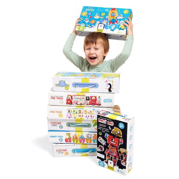 Banana Panda Óriás Párosító Puzzle - Számvonat