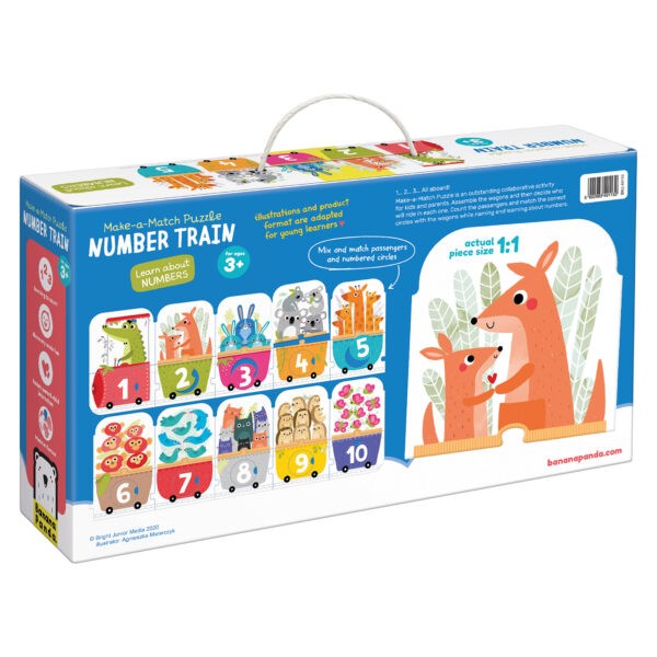 Banana Panda Óriás Párosító Puzzle - Számvonat