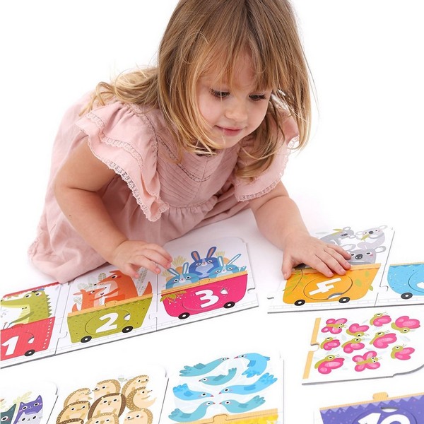 Banana Panda Óriás Párosító Puzzle - Számvonat