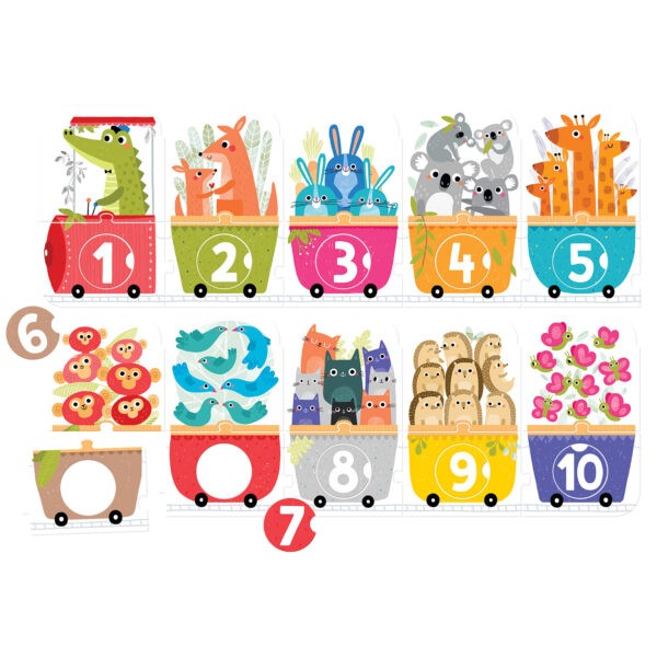 Banana Panda Óriás Párosító Puzzle - Számvonat