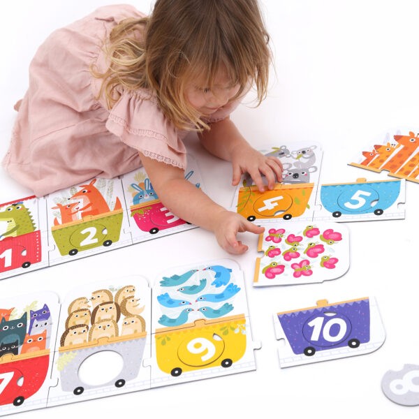 Banana Panda Óriás Párosító Puzzle - Számvonat